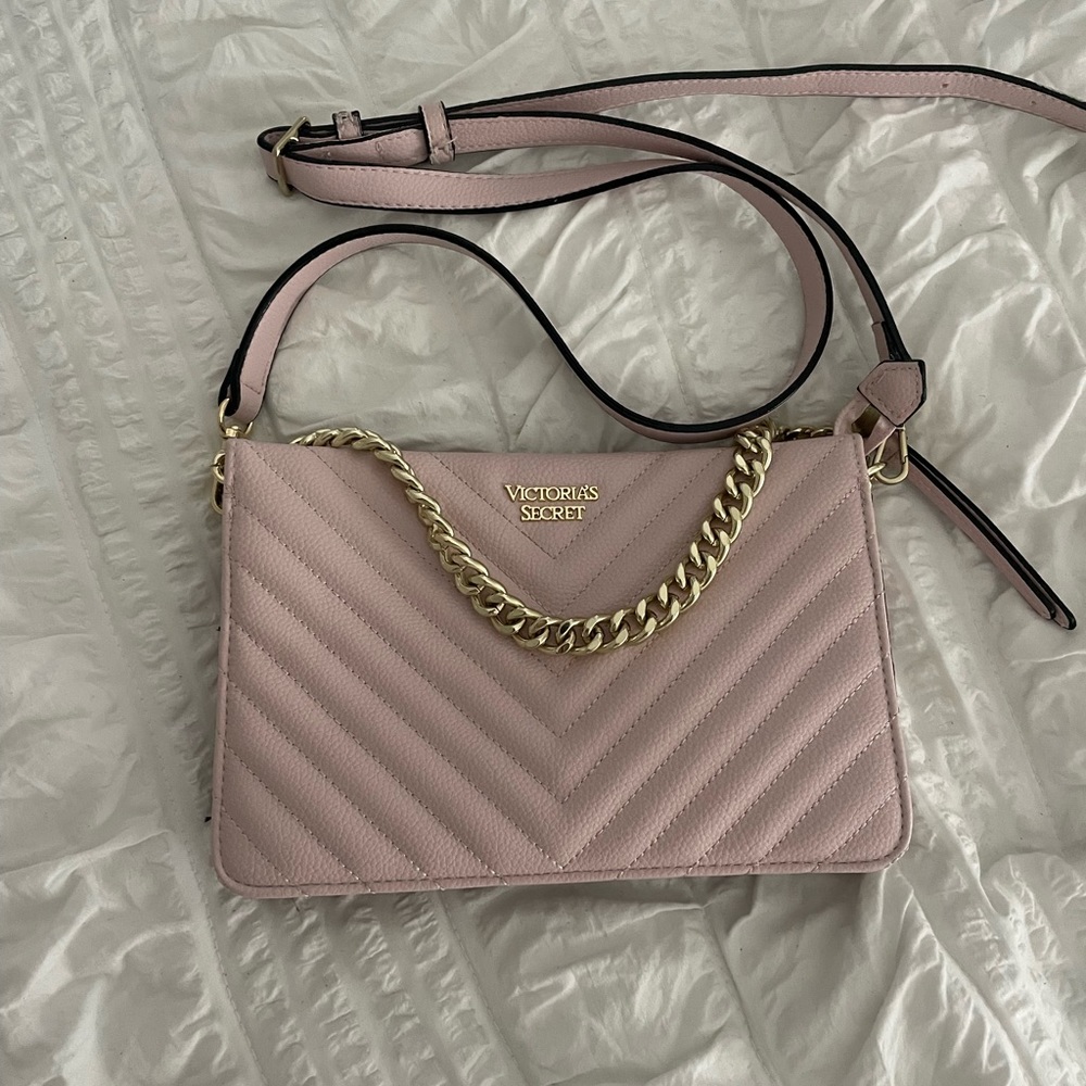pink victoria secret bag